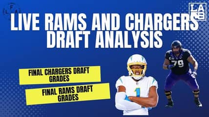Instant LIVE NFL Draft Reactions | Rams and Chargers Grades