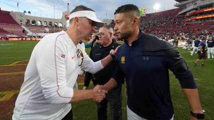Lincoln Riley Press Conference After USC Trojans Lose 49-35 To Notre Dame Fighting Irish