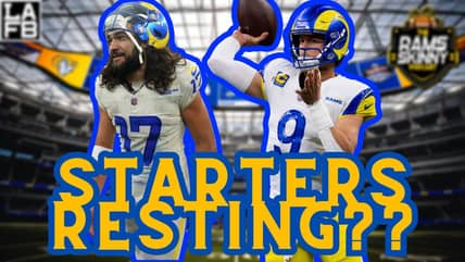 Los Angeles Rams To Rest Starters Before Playoffs, Is This A Good Idea? 10 Los Angeles Rams To Rest Starters Before Playoffs, Is This A Good Idea?