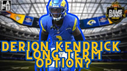 Is Derion Kendrick A Long Term Option For The Los Angeles Rams? 1 Is Derion Kendrick A Long Term Option For The Los Angeles Rams?