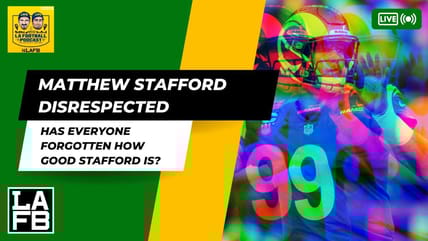 Why is Matthew Stafford so disrespected around the league? How does he nationally rank so low in QB Rankings? We discuss and defend our QB1!