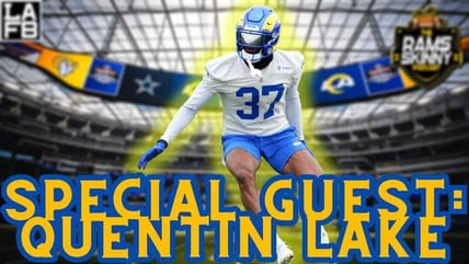 Los Angeles Rams Safety Quentin Lake Joins The LA Football Network On Radio Row In Las Vegas