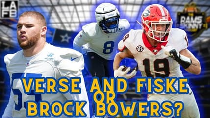 Brock Bowers Or Jared Verse & Braden Fiske? Max Chadwick Of PFF Joins To Talk Los Angeles Rams Draft & Kickers?