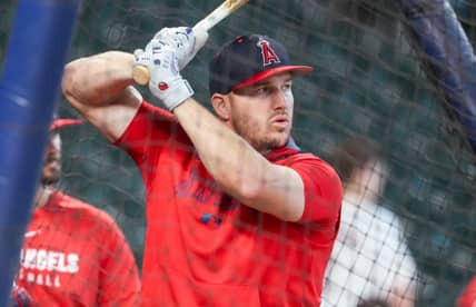 Los Angeles Angels' Mike Trout Shows True Class After Being Robbed By Eager Astros' Fan 2 MLB: Los Angeles Angels at Houston Astros