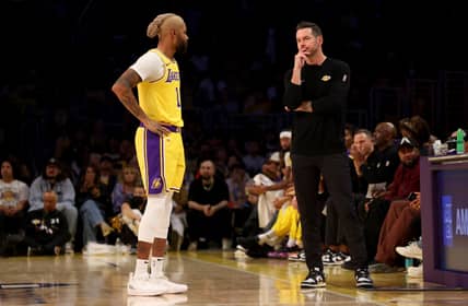 JJ Redick Has Interesting Excuse For Los Angeles Lakers' 3-Point Shooting Woes 9 NBA: Minnesota Timberwolves at Los Angeles Lakers | Head Coach JJ Redick