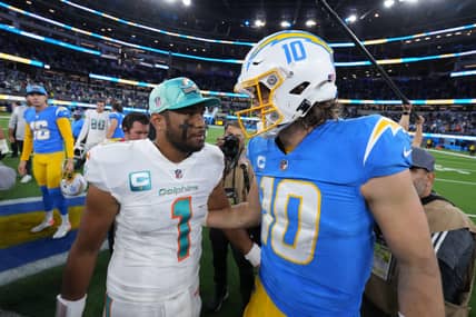 NFL: Miami Dolphins at Los Angeles Chargers justin herbert
