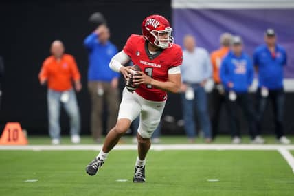 NCAA Football: Mountain West Football Championship-Boise State at UNLV | Jayden Maiava USC Trojans