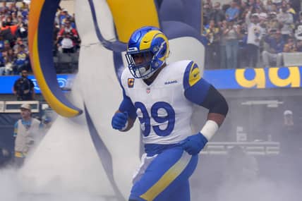 Los Angeles Rams defensive tackle Aaron Donald