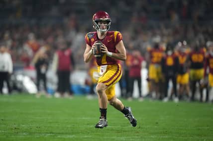 USC Trojans QB Miller Moss Ranked Against New Quarterbacks In Latest Rankings 8 NCAA Football: Holiday Bowl-Louisville at Southern California | USC Trojans QB Miller Moss