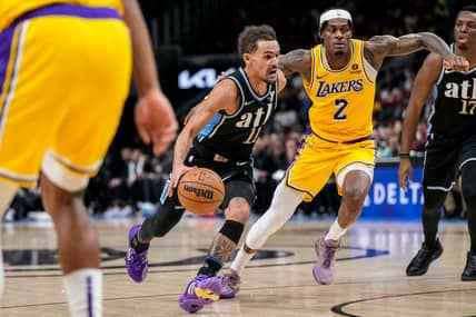 NBA: Los Angeles Lakers at Atlanta Hawks | Trae Young