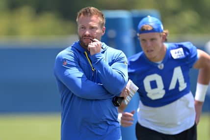 Sean McVay Shares Reasons for Optimism for the Los Angeles Rams New Look Defensive Front 5 4 NFL: Los Angeles Rams OTA