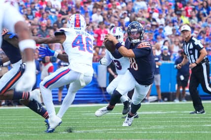 NFL: Chicago Bears at Buffalo Bills | Former USC Trojans Quarterback Caleb Williams