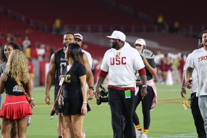 Rams Legend Aaron Donald And Coach Henderson | USC Trojans Favored To Land Floyd Boucard