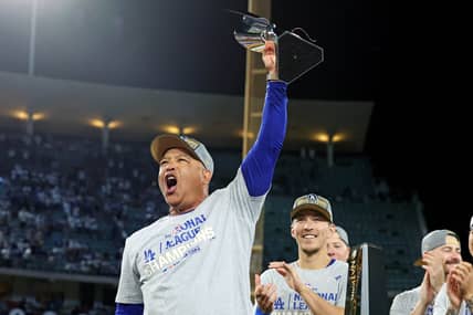 Need A Dodger Stadium Parking Pass For Game 1 Of The World Series? It Will Cost A Small Fortune 9 MLB: NLCS-New York Mets at Los Angeles Dodgers | Dave Roberts Celebrates At Dodger Stadium