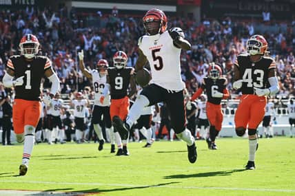 Chargers Named Among 4 Teams With Best Chance Of Landing Tee Higgins 8 NFL: Cincinnati Bengals at Cleveland Browns