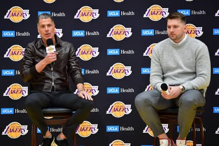 Los Angeles Lakers Nearly Missed On Luka Doncic Trade, Insider Details Huge Mavs Trade Offers 7 NBA: Los Angeles Lakers-Press Conference