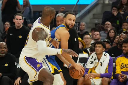 NBA: Los Angeles Lakers at Golden State Warriors