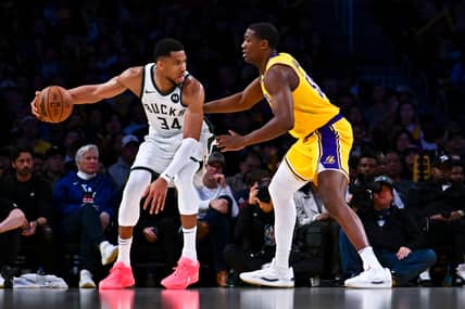 Los Angeles Lakers Analyst Proposes Most Realistic Giannis Antetokounmpo Trade Idea 5 NBA: Milwaukee Bucks at Los Angeles Lakers