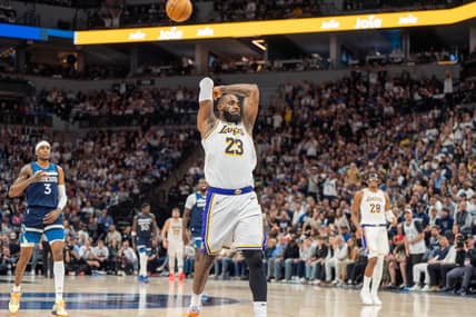 Los Angeles Lakers May See Secret Weapon For 1st Time Since Luka Doncic Trade 1 NBA: Playoffs-Los Angeles Lakers at Minnesota Timberwolves