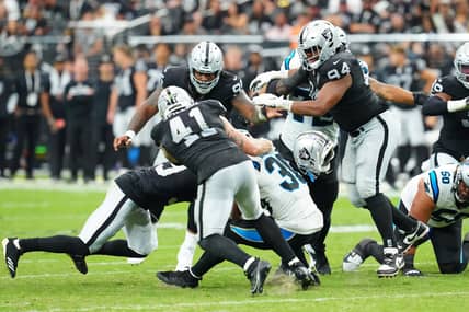 Las Vegas Raiders Draft "Clear Upgrade" For Defense In New 1st Round Mock Draft 4 NFL: Carolina Panthers at Las Vegas Raiders