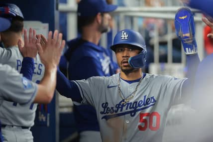 Dodgers' Mookie Betts Shares Continued Struggle After Losing 20 LBS During Illness 2 MLB: Los Angeles Dodgers at Miami Marlins