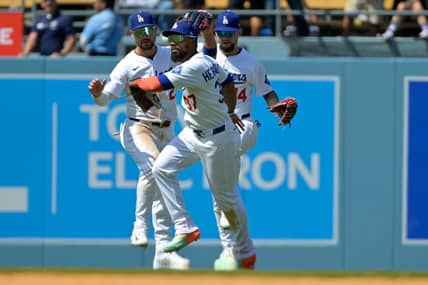 Slugger Exits Los Angeles Dodgers Game Vs. Marlins With Leg Injury 3 MLB: Miami Marlins at Los Angeles Dodgers