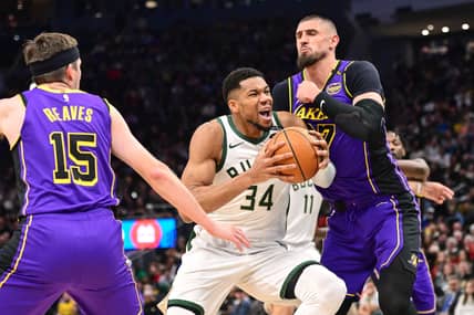 NBA Insider Speculates on Los Angeles Lakers Trading for Giannis Antetokounmpo 9 Giannis Antetokounmpo