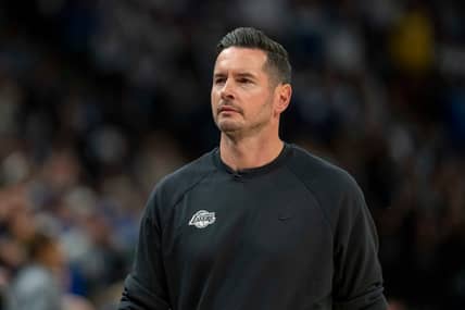 Los Angeles Lakers Star Picks A Side of The JJ Redick Blame Game 2 NBA: Playoffs-Los Angeles Lakers at Minnesota Timberwolves