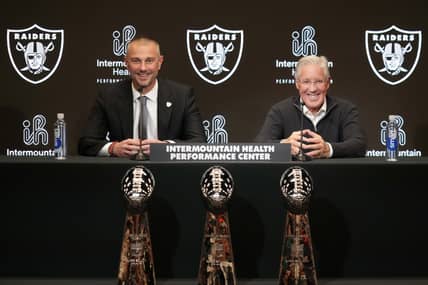 Las Vegas Raiders Could Steal 18 INT Ball Hawk For 6th Round Pick, Per Analyst 7 NFL: Las Vegas Raiders-Press Conference