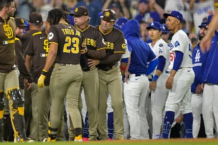 Padres Star Issues Fiery Warning To Los Angeles Dodgers After 9th Inning HBP 10 MLB: San Diego Padres at Los Angeles Dodgers