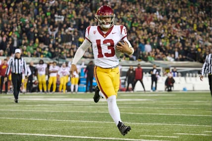 NCAA Football: Southern California at Oregon | Caleb Williams USC Trojans