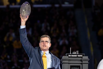 Jim Harbaugh In 'Striking Distance' On Becoming Los Angeles Chargers Coach, Intel On 2024 Chargers Coaching Staff 12 Los Angeles Chargers coach Jim Harbaugh