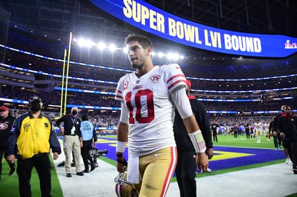 Jimmy Garoppolo against Los Angeles Rams