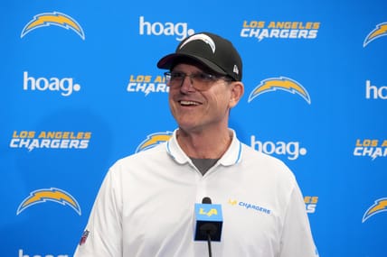 Los Angeles Chargers coach Jim Harbaugh