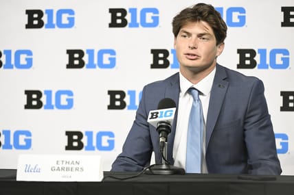 Where Does UCLA Bruins Quarterback Ethan Garbers Rank In The Big Ten? 10 NCAA Football: Big Ten Football Media Days | UCLA Bruins QB Ethan Garbers