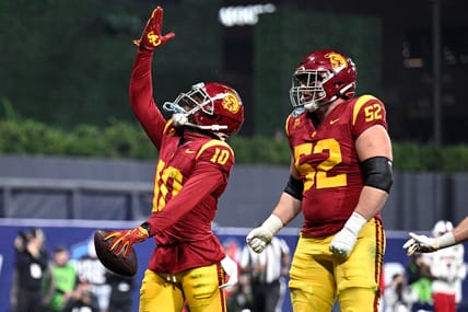 USC Football Wide Receiver Kyron Hudson With The Catch Of The Year.