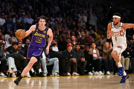 NBA: Phoenix Suns at Los Angeles Lakers | Guard Austin Reaves