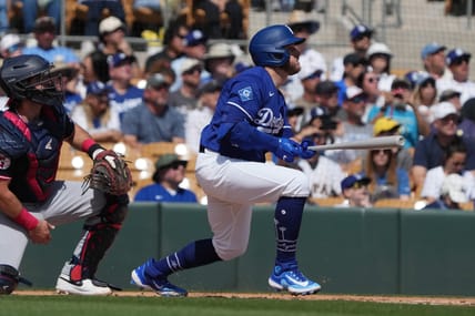 MLB: Spring Training-Cleveland Guardians at Los Angeles Dodgers