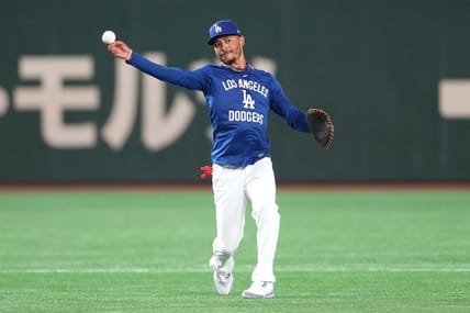 Los Angeles Dodgers Insider Leaks Mookie Betts Diagnosis Causing Dramatic Weight Loss 9 MLB: Spring Training-Los Angeles Dodgers at Yomiuri Giants