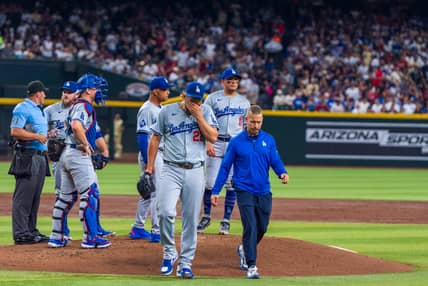 MLB: Los Angeles Dodgers at Arizona Diamondbacks | Clayton Kershaw Injury Update