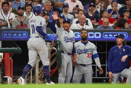 MLB: Los Angeles Dodgers at Atlanta Braves | Dodgers Manager Dave Roberts