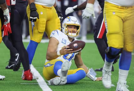 Los Angeles Chargers' Justin Herbert Named Among Desperate Group Of 10 Players 4 NFL: AFC Wild Card Round-Los Angeles Chargers at Houston Texans