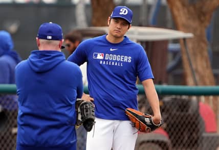 Los Angeles Dodgers Share Latest Shohei Ohtani Spring Training Injury Status 6 MLB: Los Angeles Dodgers-Workouts