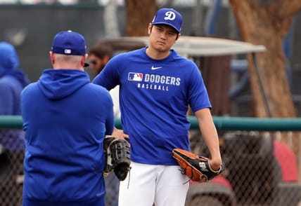 Los Angeles Dodgers Share Latest Shohei Ohtani Spring Training Injury Status 4 MLB: Los Angeles Dodgers-Workouts