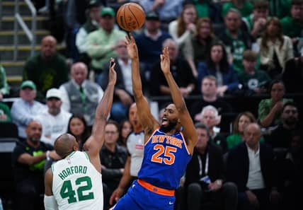Knicks Game 1 Hero Prefers Los Angeles Rams DB Comp Over Sauce Gardner 1 NBA: Playoffs-New York Knicks at Boston Celtics