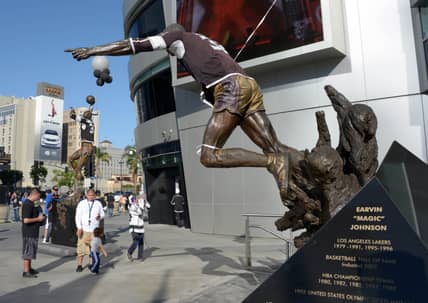 Los Angeles Lakers Hall Of Famer Makes His Case For Controversial New Statue 10 NHL: Stanley Cup Playoffs-San Jose Sharks at Los Angeles Kings