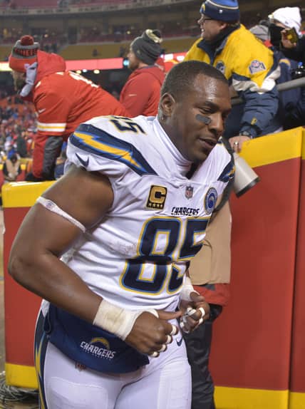 Chargers All-Time Great Antonio Gates Elected to Pro Football Hall of Fame 3 Antonio Gates, Los Angeles Chargers