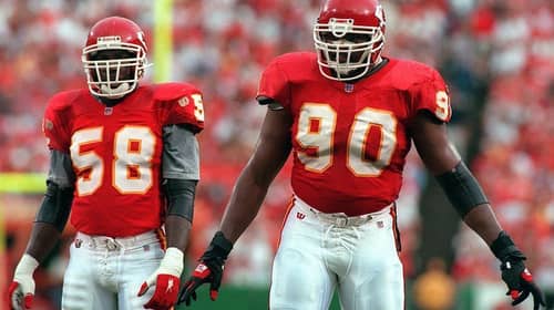 Derrick Thomas and Neil Smith