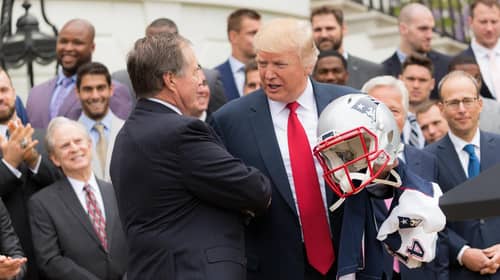Patriots Meet President