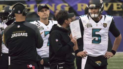 Jaguars Alone At The Top, First Place AFC South 7 Jacksonville Jaguars